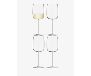 LSA International BG12 BOrough, calice da vino, 380 ml, Trasparente, Confezione da 4