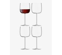 LSA International BG13 BOrough, calice da vino, 450 ml, Trasparente, Confezione da 4