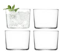 LSA International GI13 Gio, Bicchiere da 220 ml, Trasparente, Confezione da 4