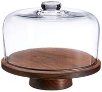 LSA International LSA G1240 - 26 - 301 City Dome e Noce Supporto Ø26 CM/H22 CM, Trasparente, Campana & Base, Ø30cm