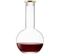 LSA International Luca Decanter & Stopper 1.5L Gold, 1 Unità, Vetro soffiato e fatto a mano, LC06