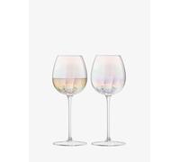 LSA PE02 Pearl, calice da vino bianco, 325 ml, madreperla, Confezione da 4