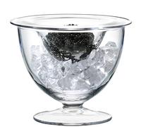 LSA SZ18 Serve, set per caviale, diametro: 14 cm, Trasparente