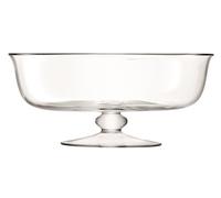 LSA SZ34 Serve, vassoio porta dessert, diametro: 31 cm, altezza: 14 cm, Trasparente