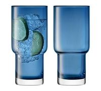 LSA Utility Highball 390 ml trasparente x 2. 8.2 x 8.2 x 15 cm