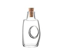 LSA Void Olio/Aceto Bottiglia & Tappo di sughero 120ml Trasparente | 1 Unità | Vetro soffiato a bocca e fatto a mano | VO01