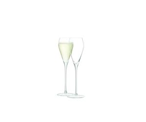 LSA WI54 Wine, Bicchiere da prosecco, 250 ml, Trasparente, Confezione da 2