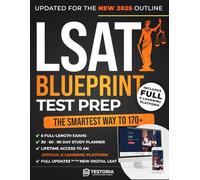 LSAT Blueprint Test Prep: The Smartest Way to 170+ - 6 Full-Length Exams, Lifetime Access to an Official E Learning Platform, and Full Updates for the New Digital LSAT
