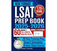 LSAT Prep Book 2025-2026: 60 Full-Length Practice Tests + Training Platform | New Digital Format | Law School Admission Study Plan | Master Logical & Analytical Reasoning for 170+ Score in 28 Days
