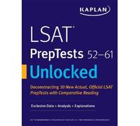 LSAT PrepTests 52-61 Unlocked (Tascabile) Kaplan Test Prep