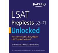 LSAT PrepTests 62-71 Unlocked (Tascabile) Kaplan Test Prep