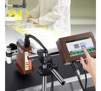 LSBHPPD Codificatrice Automatica a Getto D'inchiostro per Linea Di Produzione,Stampante a Getto D'inchiostro Industriale,Macchina per Codifica Online,Macchina per Codifica Data,12.7mm