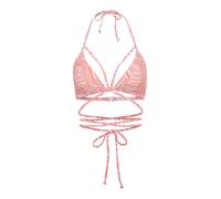 LSCN by LASCANA Top per bikini 'Lisa' arancione / rosa / bianco Donna LSCN by LASCANA 65-70xA/B