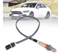 LSGGTIM 0015404717 - Sonda lambda secondo Kat per Mercedes Classe C W203 C180 CL203 C200 S203 sonda diagnostica dopo catalizzatore, sensore di ossigeno, sonda di ossigeno, 800 mm, 4 poli, A0015404717