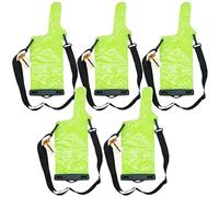 Lsgoodcare 5Pcs 2 Way Radio Custodia impermeabile Borsa Verde Custodia impermeabile per Walkie Talkie Compatible with Motorola Kenwood Midland UV-3R UV-5R PX-888 Radio