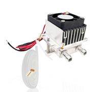 Lsgoodcare Sistema di raffreddamento termoelettrico Peltier 12V, raffreddamento a semiconduttore Kit fai da te per radiatore Mini condizionatore Frigorifero + Tubo di raffreddamento ad acqua