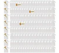 Lsgoodcare100 pacchetti Bianco in gomma siliconica sostituzione fungo EarTips auricolare compatible with Motorola Kenwood Baofeng HYT Midland Radio sorveglianza tubo acustico auricolare auricolare