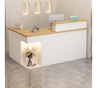 LShape - Scrivania per reception con bancone moderno, 99,8 x 74,9 x 99,8 cm, per ufficio e uso aziendale