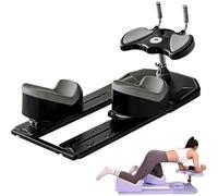 LSHFYV Macchina per l'allenamento a carponi, attrezzo per torsioni e Stretching della Colonna vertebrale con Altezza Regolabile su 3 Livelli; Macchina Fitness per Esercizi a carponi Black