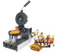 LSHFYV UFO Hamburger Machine, Pressa per Hamburger Commerciale, Macchina per Waffle per Gelato, Pressa per panini elettrica Antiaderente, Temperatura Regolabile 50-300 ℃ Padella Antiaderente,A