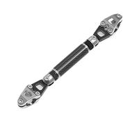 LSHIJI Traversino Manubrio Moto Barra di bilanciamento for Moto Maniglia in Lega di Alluminio Traversa Rinforzata for Manubrio a Livello 22mm Universale Manubrio Bilanciato Moto(Silver)