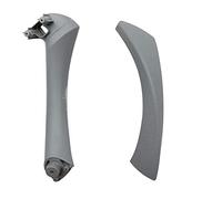LSHIJI Maniglie Interne Per Portiere Auto Pannello della maniglia interna portiera Fit Use for BMW E90 E91 for Serie 3 Berlina Pull Trim Cover 51417230850 51419150335 51419150340(Gray(one the right))