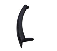 LSHIJI Maniglie Interne Per Portiere Auto Porte passeggeri interne Tirare la maniglia con il rivestimento della copertura esterna in pelle uso for BMW X5 X6 E70 E71(Black Right)
