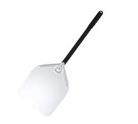 LSHIJI Pala Per Pizza 12 13 14 Pala for pizza con manico lungo, super liscia, leggera, for girare la, accessori for forno da esterno, pala for antiaderente(12inch 86cm)