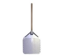 LSHIJI Pala Per Pizza Pala for pizza in alluminio Utensili for sollevamento vassoio for buccia Manico in legno antiscivolo Torta Pane Formaggio Tornitrice Accessorio(14inch 95cm-01)