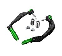 LSHIJI Paraleve Moto Protezione for manopole for Manubrio Moto, Protezione for Leve della Frizione del Freno para Leve Moto(Green)