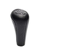 LSHIJI Pomello Cambio 5 Pomello del cambio in fibra di carbonio a 6 velocità adatto for BMW 1 3 serie E46 E53 E60 E61 E63 E65 E81 E82 E83 E87 E90 E91 E92 X1 X3 X5(6 Speed Leather B)