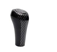 LSHIJI Pomello Cambio 5 Pomello del cambio in fibra di carbonio a 6 velocità adatto for BMW 1 3 serie E46 E53 E60 E61 E63 E65 E81 E82 E83 E87 E90 E91 E92 X1 X3 X5(5 Speed Fibre)