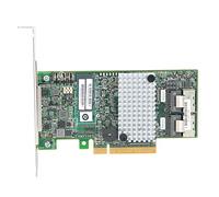 LSI 9267 8i 2208 Controller Card, PCIE x8 SAS Card with 512MB Cache, 6Gbps Handling Capacity, 8 Internal Ports for Server Storage, Support 0 1 10 50 with