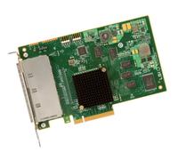 LSI SAS - Host Bus Adapter SATA + SAS 9201-4i, Kit 16 Porte, INT 6 Gbps PCI-E 2.0