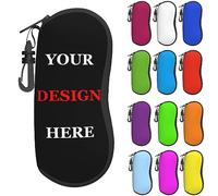 Lsjuee Astuccio per occhiali personalizzato con nome Astuccio per occhiali da sole con nome personalizzato Astuccio per occhiali personalizzato regalo per uomo donna