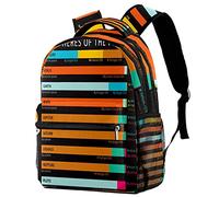 Lsjuee Atmospheres Of The Planets Backapck, elegante borsa per computer portatile Backapck computer, borsa per laptop Daypack casual Fit notebook portatile da 14 pollici