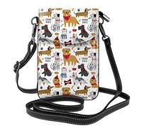 Lsjuee Australian Shepherds And Paw cellulare Borsa a tracolla da donna Pu