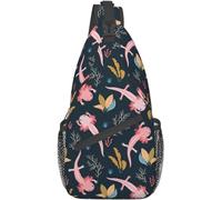 Lsjuee Borsa a tracolla Axolotl Zaino a tracolla per donna Uomo Viaggio Trekking Zaino a tracolla sul petto, SB-122