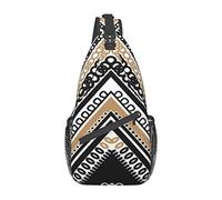 Lsjuee Borsa a tracolla diagonale casual unisex a zig-zag marrone chiaro, zaino multiuso a tracolla da viaggio