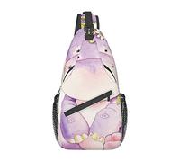Lsjuee Borsa a tracolla diagonale casual unisex Butterfly, zaino a tracolla multiuso da viaggio, zaino da escursionismo