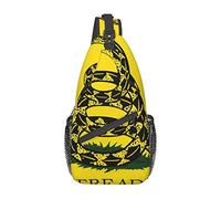 Lsjuee Borsa a tracolla diagonale casual unisex Dont Tread On Me, borsa a tracolla multiuso a tracolla da viaggio, zaino da escursionismo