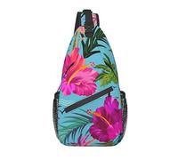 Lsjuee Borsa a tracolla, zaino a tracolla con stampa Hello Hawaii per donne e uomini a spalla casual