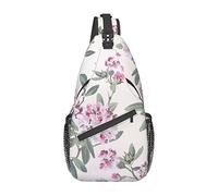 Lsjuee Du Rose Borsa da petto diagonale casual unisex, borsa a tracolla multiuso da viaggio, zaino da escursionismo