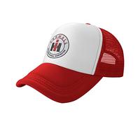 Lsjuee Farmer International Harvester Case Cappello da Baseball Cappelli Sportivi Divertenti Cappellino da Camionista Retro Cappellino Regolabile con Fibbia Magica