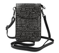 Lsjuee Modelli matematici e calcoli Borsa a tracolla per cellulare in pu da donna Borsa a tracolla piccola