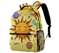 Lsjuee Outer Space Planets With Stars Zaino da viaggio multifunzione Regalo per adolescenti