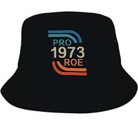 Lsjuee PRO Roe 1973 Roe Vs Wade PRO Choice Cappello da Pescatore per Diritti delle Donne Cappellino da Sole Ripiegabile Cappelli da Pescatore da Spiaggia all'aperto per Donne e Uomini Nero