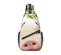 Lsjuee Rape Flower Borsa da petto diagonale casual unisex, borsa a tracolla multiuso da viaggio, zaino da escursionismo