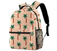 Lsjuee Summer Palm School Backapck, elegante zaino per laptop borsa per computer per donne ragazze, borsa per laptop per insegnanti zainetto casual adatto per notebook da 15 pollici