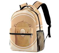 Lsjuee Zaino Bear-01 con animali della foresta disegnati a mano, borsa per zaino per computer aziendale adatta a laptop e notebook da 14 pollici